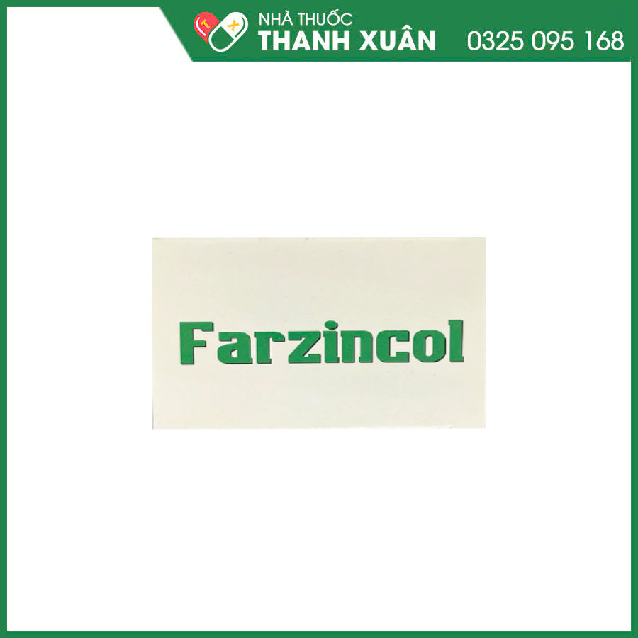 Farzincol thuốc bổ sung kẽm và điều trị thiếu kẽm